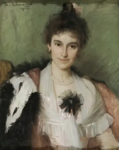 Амелия Элиза ван Лейвен (1862-1923) by Тереза Шварце, 1862-1923 — digital art print download