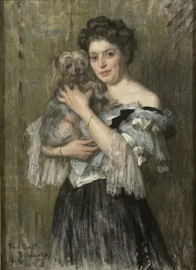 Мэри Кэтрин Джозефина Джордан (1866-1948). Жена художника Джорджа Хендрика Бреййтнера by Тереза Шварце, 1866-1948 — digital…