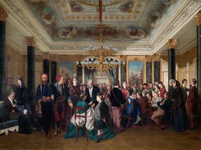 Игровая комната в Висбадене by Карл д'Ункер, 1864 — digital art print download