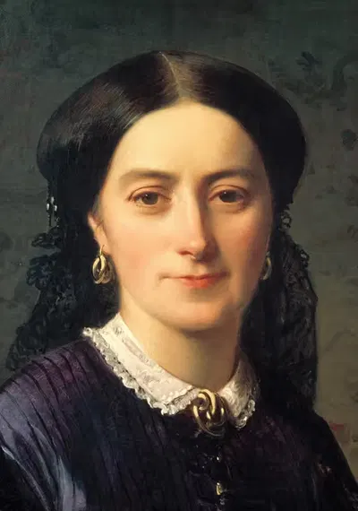 Иоганна Кемпе (1818-1909) by Шарль Эдуар Бутибонн, 1818-1909 — digital art print download