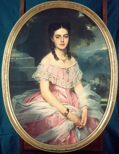 Вилгельмина фон Халвиль by Шарль Эдуар Бутибонн, 1844-1930 — digital art print download