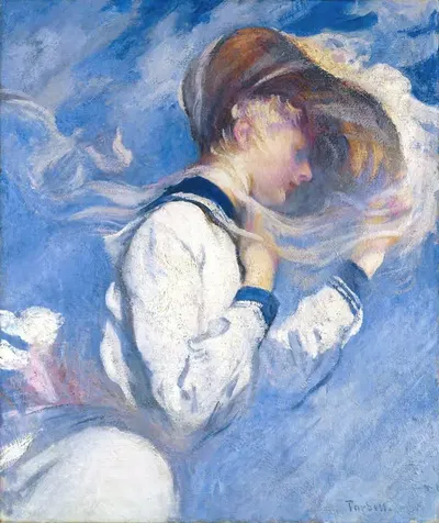 Летний ветерок by Эдмунд Чарльз Тарбелл, 1904 — digital art print download