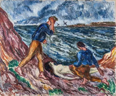 Найдено на берегу by Гёста Сандельс, 1914 — digital art print download