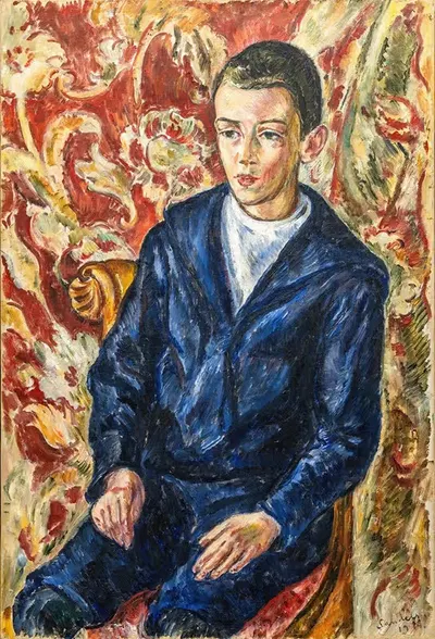Portrait of a Boy by Gösta Sandels, 1914 — digital art print download