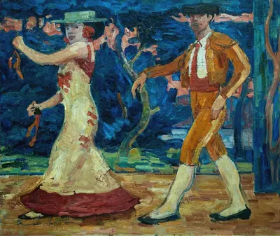 Испанский танец by Гёста фон Хеннигс, 1912 — digital art print download