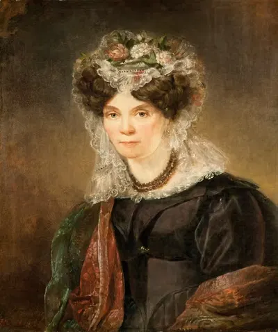 Миссис М. Е. Лундгрен by Густав Вильгельм Финнберг, 1828 — digital art print download