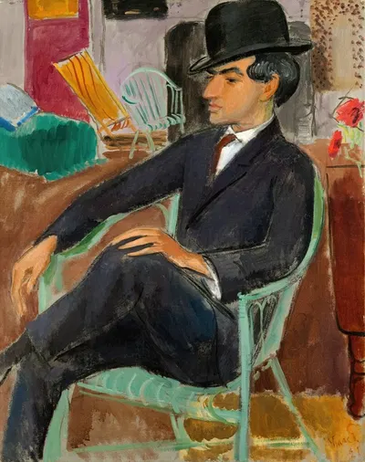 Жюль Паскин, художник by Исаак Грюнвальд, 1921 — digital art print download