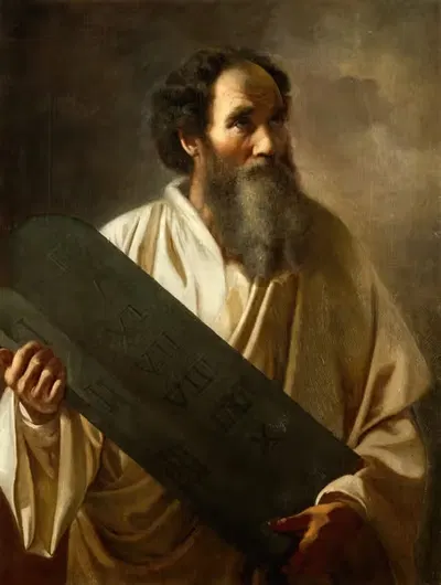 Моисей, изучение головы by Жанетта Мёллер, 1856 — digital art print download