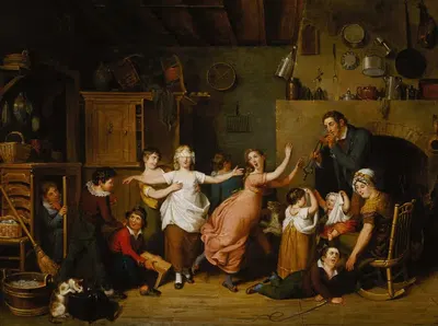 Слепая бабушка by Джон Льюис Криммел, 1814 — digital art print download