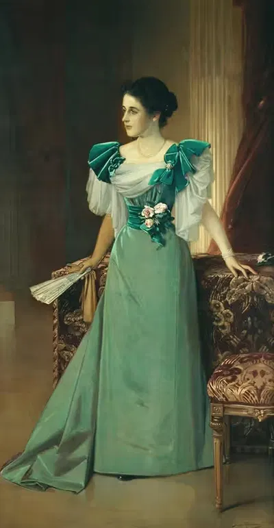Irma von Geijer, född von Hallwyl (1873 – 1959 ) by Julius Kronberg, 1895 — digital art print download
