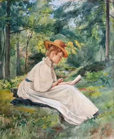 Мйокерёдсскоген by Нильс Ларссон, 1898 — digital art print download