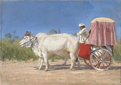 Экипаж в Дели by Василий Верещагин, 1875 — digital art print download