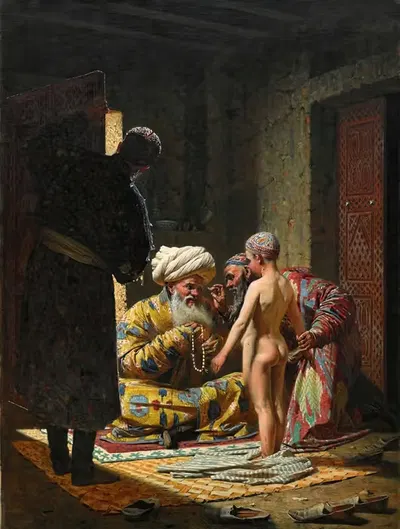 The Sale of the Child Slave by Vasily Vereshchagin, 1872 — digital art print download