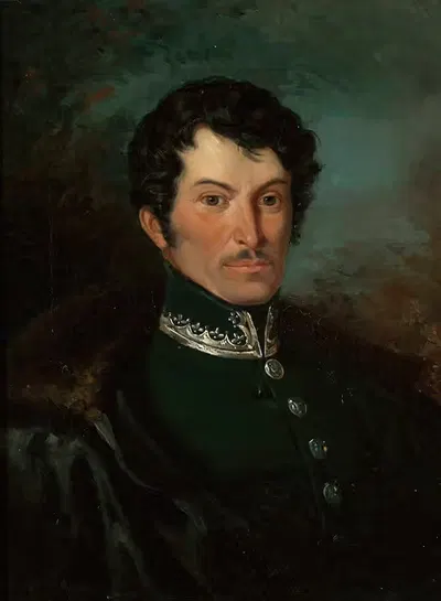 Portrait of Friedrich Christoph Dietrich by Aleksander Ludwik Molinari — digital art print download