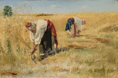 Уборка урожая by Александр В. Маковский, 1896 — digital art print download