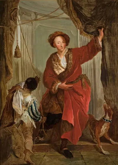 Портрет Фридриха Эрнста фон Книпхаузена (1678–1731) by Антуан Песне, 1678–1731 — digital art print download