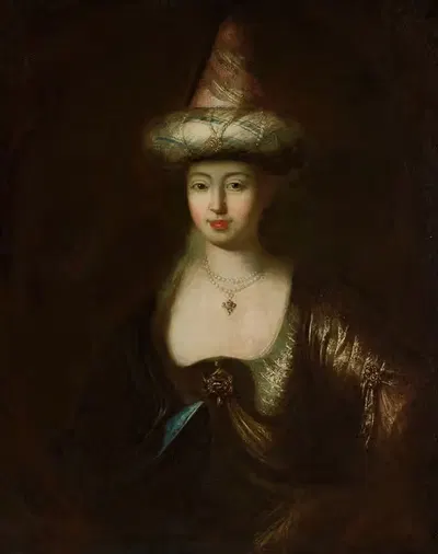 Портрет мужчины в восточном костюме by Антуан Песне, c. 1715 — digital art print download