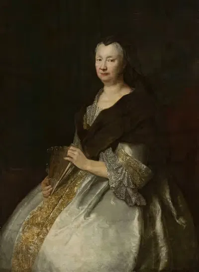 Portrait of Sophia Hedwig von Tettau (1662–1733) by Antoine Pesne, 1662–1733 — digital art print download