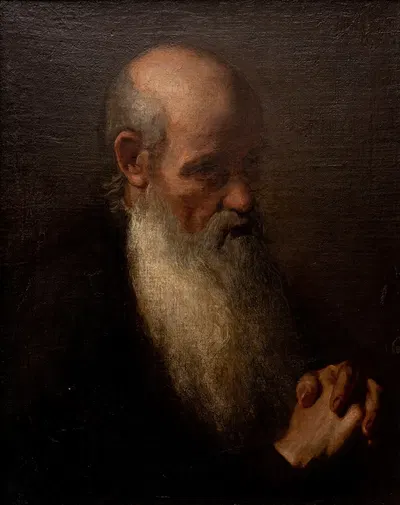 Old man by Antoni Kolberg, 1881-1882 — digital art print download
