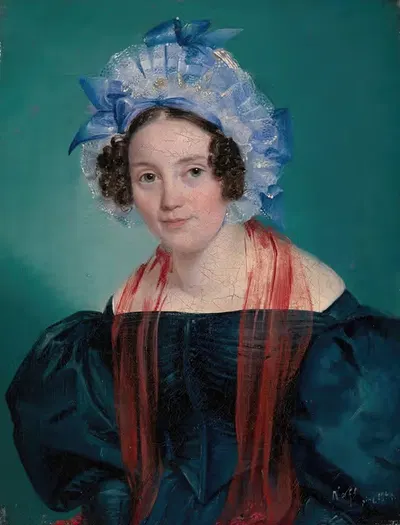 Портрет графини by Карл Тимолеон фон Нефф, 1848 — digital art print download