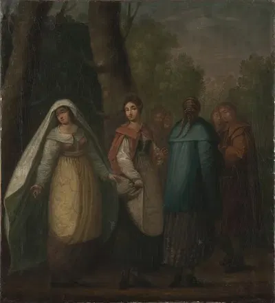 Gathering of ancient Polish women by Daniel Kondratowicz — digital art print download