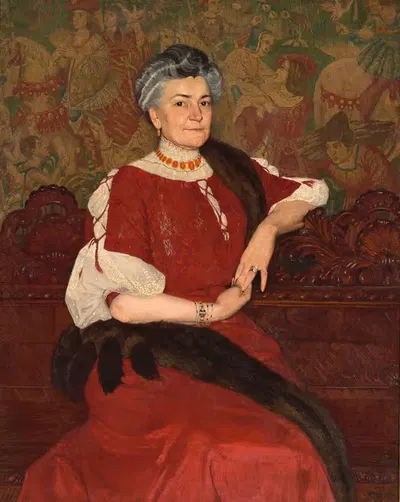 Портрет миссис Херсе by Эдвард Окун, 1908 — digital art print download