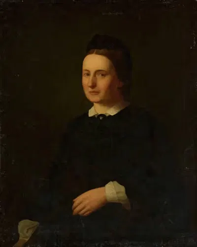 Портрет Антонины Балутовской, урождённой Массальской by Францишек Тепа, 1864 — digital art print download