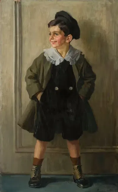 Портрет мальчика by Ханс Ларвин, 1919 — digital art print download