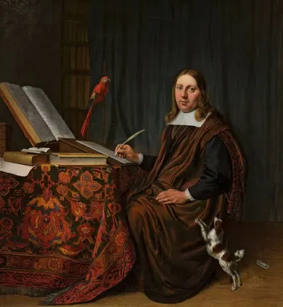 Портрет ученого by Хендрик Мартенсз. Сорга, 1663 — digital art print download
