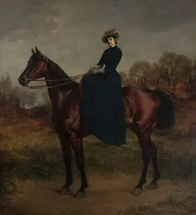 Амазонка by Ян Богумил Розен, 1882 — digital art print download