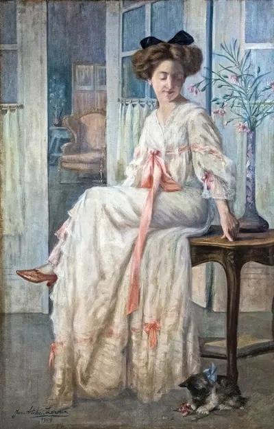 Portrait of Madame A.J. by Jane Atché, 1909 — digital art print download