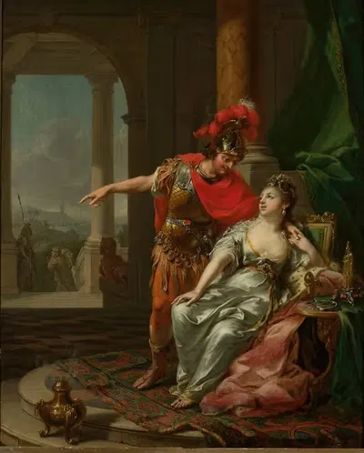 Антоний и Клеопатра by Иоганн Генрих Тишбейн старший, 1773 — digital art print download