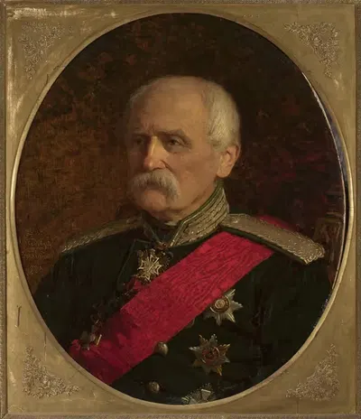 Portrait of major general Stanisław Kierbedź, engineer by Johann Köler, 1882 — digital art print download