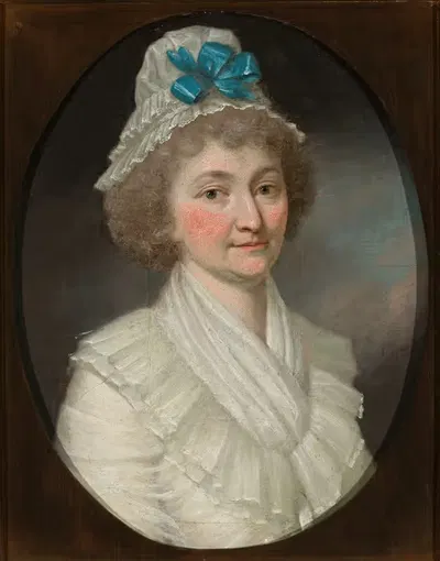 Портрет Магдалены Венглиньской by Иоганн Нидерманн, 1793 — digital art print download