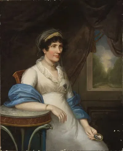 Портрет Марианны Дембиньской, née Мошынской by Иосиф Карл Штилер, 1805 — digital art print download