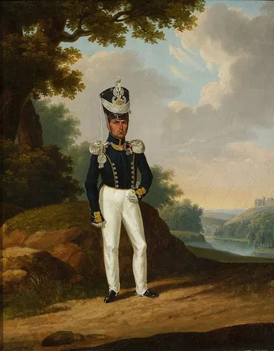 Портрет Мациея Рыбиньского by Иоаким Игнацы Лукашевич, c. 1827 — digital art print download