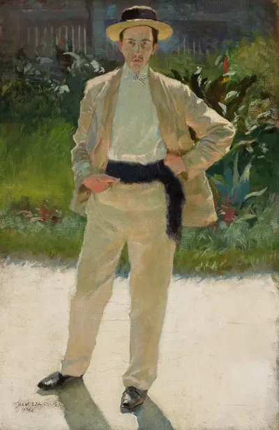 Портрет Станислава Чайковского, художника, брата художника by Йозеф Чайковский, 1898 — digital art print download