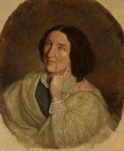 Портрет Изабелы Дзялыńской, урождённой Чарторыйской by Леон Каплиньский — digital art print download