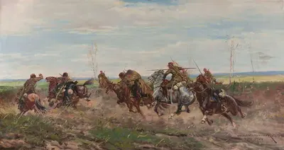 Сцена битвы by Леонард Винторовский, 1924 — digital art print download
