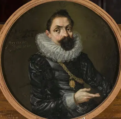 Двусторонний портрет Иоганна Кристофа Оэльхофена by Лоренц Штраух, 1619 — digital art print download