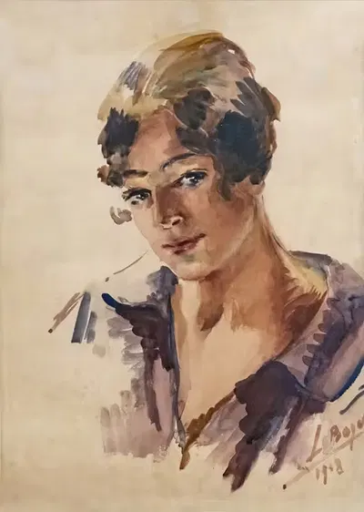 Женский бюст by Люс Бояль, 1918 — digital art print download