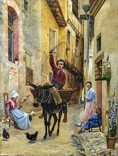 Ло кампарулайр – Собиратель грибов by Поль Прухо — digital art print download