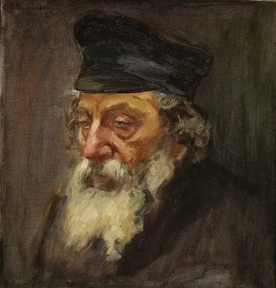 Голова еврея by Самуэль Хирзенберг, c. 1900 — digital art print download