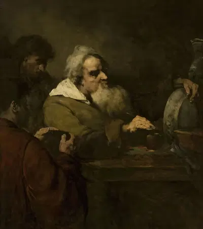 Painter of ceramics by Théodule Ribot — digital art print download