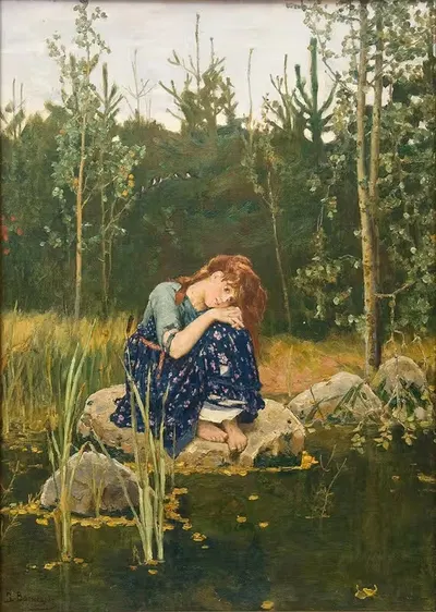 Akenushka by Viktor Mikhailovich Vasnetsov — digital art print download