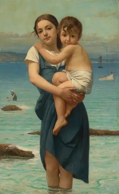 Сёстры by Франсуа Альфред Делоббе, 1896 — digital art print download