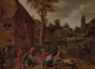 Village Fair by Adriaen Brouwer — digital art print download