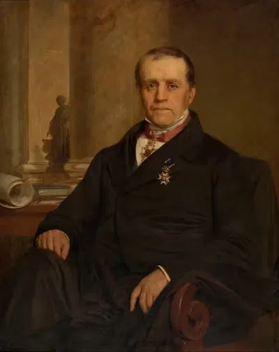 Архитектор Тиелеман Францискус Суйс by Александр Нестор Николас Робер, 1860 — digital art print download