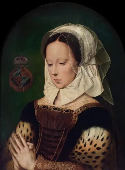 Женщина на молитве by Амбросий Бенсон, 1525 — digital art print download