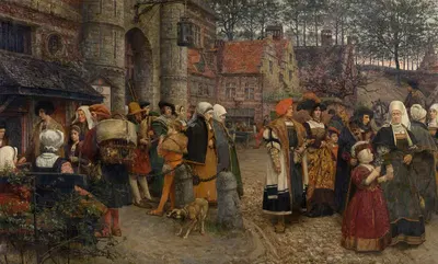 В пределах стен Антверпена в 1550 году by Шарль Бум, 1901 — digital art print download